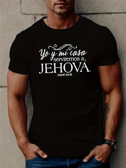 Erkek Jehova Baskılı Süprem T-shirt resmi